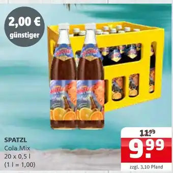 Getränke Quelle Spatzl cola mix Angebot