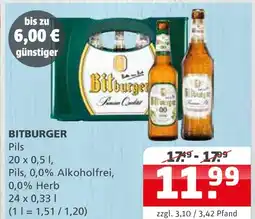 Getränke Quelle Bitburger pils Angebot