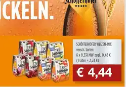 Getränke Quelle Schöfferhofer schöfferhofer weizen-mix Angebot