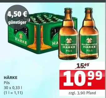Getränke Quelle Härke pils Angebot