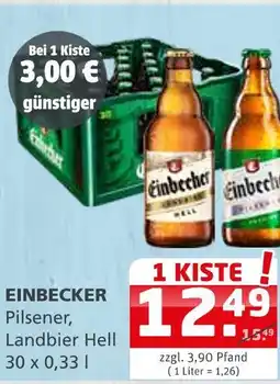 Getränke Quelle Einbecker pilsener, landbier hell Angebot