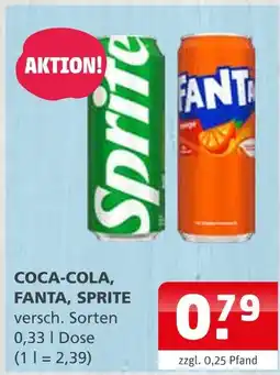 Getränke Quelle Coca-cola, fanta, sprite Angebot