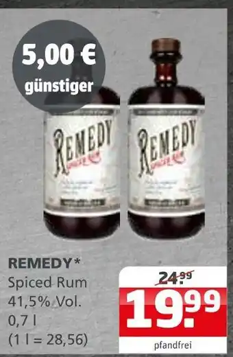 Getränke Quelle Remedy spiced rum Angebot