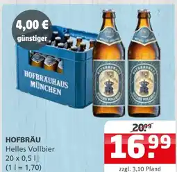 Getränke Quelle Hofbräu helles vollbier Angebot