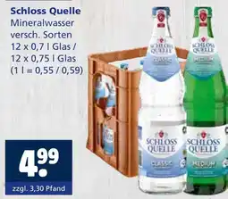 Getränkewelt Schloss quelle mineralwasser Angebot