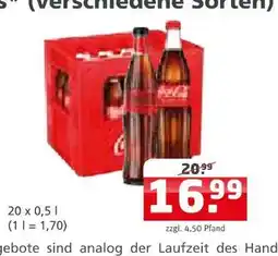 Getränke Quelle Coca-cola Angebot