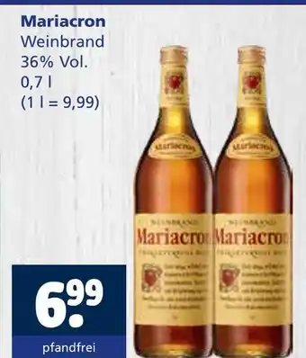 Getränkewelt Mariacron weinbrand Angebot