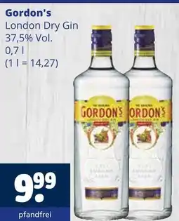 Getränkewelt Gordon's london dry gin Angebot