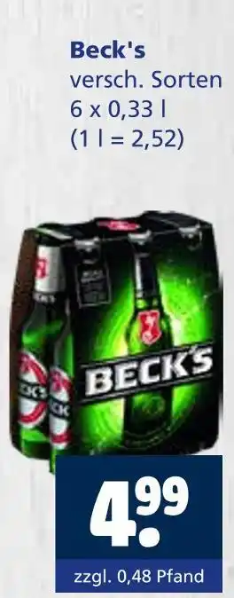 Getränkewelt Beck's beck's Angebot