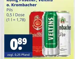 Getränkewelt König pilsener, veltins, krombacher pils Angebot