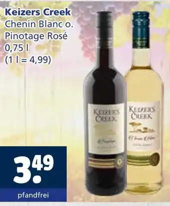 Getränkewelt Keizers creek chenin blanc oder pinotage rosé Angebot