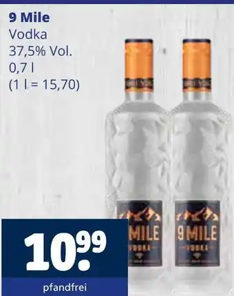 Getränkewelt 9 mile vodka Angebot