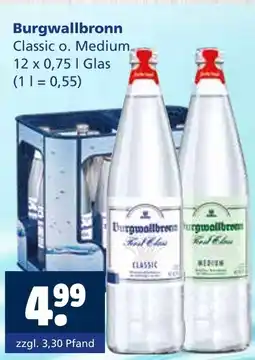 Getränkewelt Burgwallbronn classic o. medium Angebot