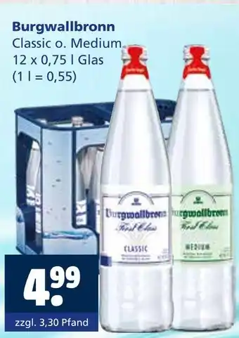 Getränkewelt Burgwallbronn classic o. medium Angebot