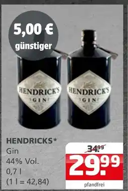 Getränke Quelle Hendrick's gin Angebot