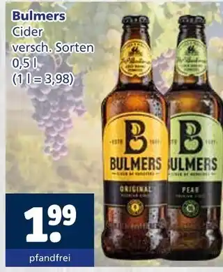 Getränkewelt Bulmers cider Angebot