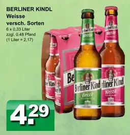 Getränkeparadies Gefromm Berliner kindl weisse Angebot