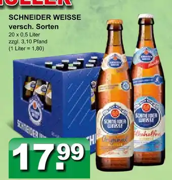 Getränkeparadies Gefromm Schneider weisse Angebot
