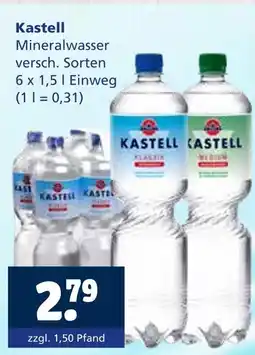 Getränkewelt Kastell mineralwasser Angebot