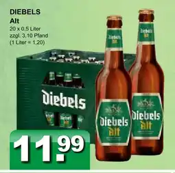 Getränkeparadies Gefromm Diebels alt Angebot