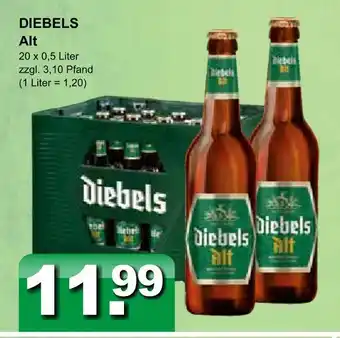Getränkeparadies Gefromm Diebels alt Angebot