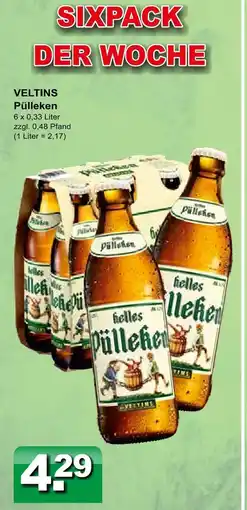 Getränkeparadies Gefromm Veltins pülleken Angebot