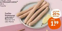 tegut Lachsbratwurst gebrüht Angebot