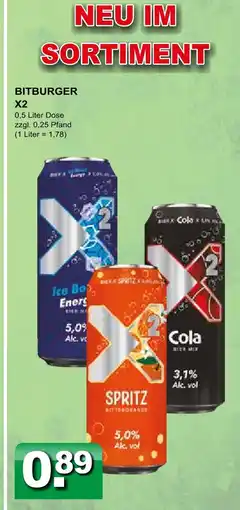 Getränkeparadies Gefromm Bitburger x2 Angebot