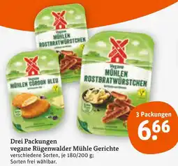 tegut Rügenwalder mühle vegane mühlen gerichte Angebot