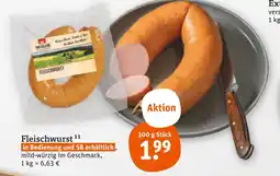 tegut Metzgerfrisch fleischwurst Angebot