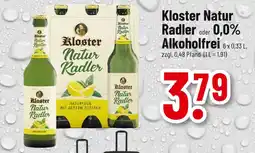 trinkgut Kloster natur radler oder 0,0% alkoholfrei Angebot