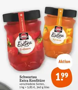 tegut Schwartau extra konfitüre Angebot