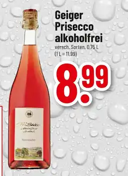 trinkgut Geiger prisecco alkoholfrei Angebot