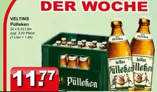 Getränkeparadies Gefromm Veltins pülleken Angebot