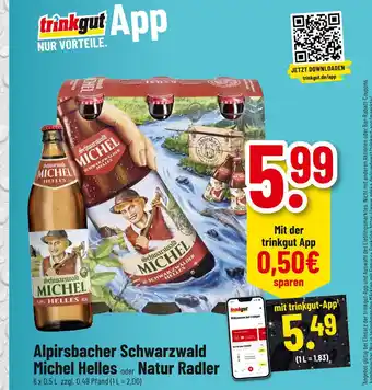 trinkgut Schwarzwald michel alpirsbacher schwarzwald michel helles Angebot