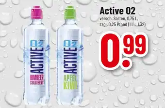 trinkgut Active o2 himbeer cranberry Angebot