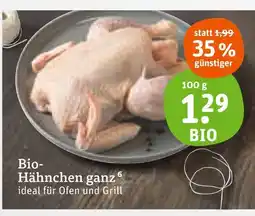 tegut Bio bio-hähnchen ganz Angebot