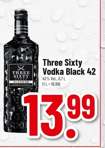 trinkgut Three sixty vodka black 42 Angebot