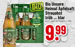 trinkgut Unsere heimat apfelsaft streuobst trüb Angebot