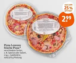tegut Lorenzo pizza frische pizza Angebot