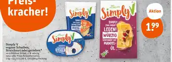tegut Simply v vegane scheiben, streichzart oder gerieben Angebot