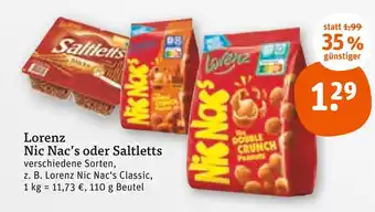tegut Lorenz nic nac‘s oder saltletts Angebot