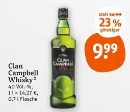 tegut Clan campbell whisky Angebot