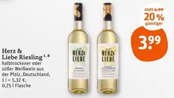 tegut Herz & liebe riesling Angebot