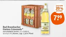 tegut Bad brambacher garten-limonade Angebot