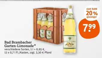 tegut Bad brambacher garten-limonade Angebot