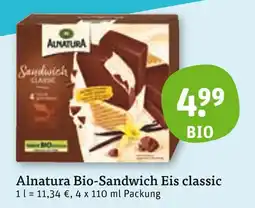 tegut Alnatura bio-sandwich eis classic Angebot
