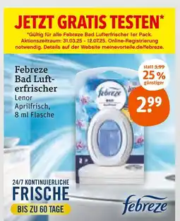 tegut Febreze bad lufterfrischer Angebot