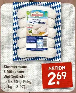 nahkauf Zimmermann 5 münchner weißwürste Angebot
