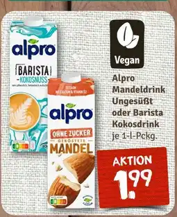 nahkauf Alpro mandeldrink ungesüßt Angebot